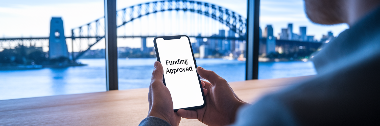 Business owner secures finance for equipment.