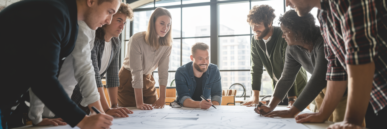 Australian startups collaborating and innovating.