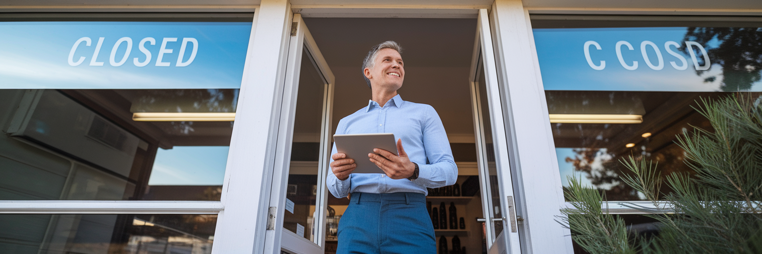 Aussie business owner planning during downtime.